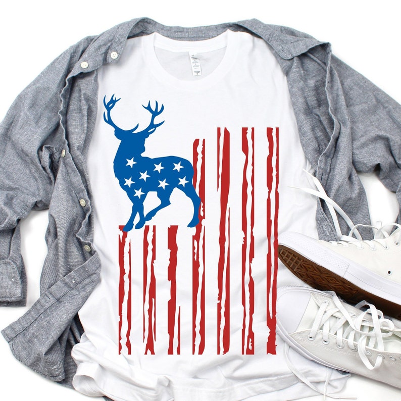 Download Hunting svg deer svg buck svg American flag svg patriotic ...