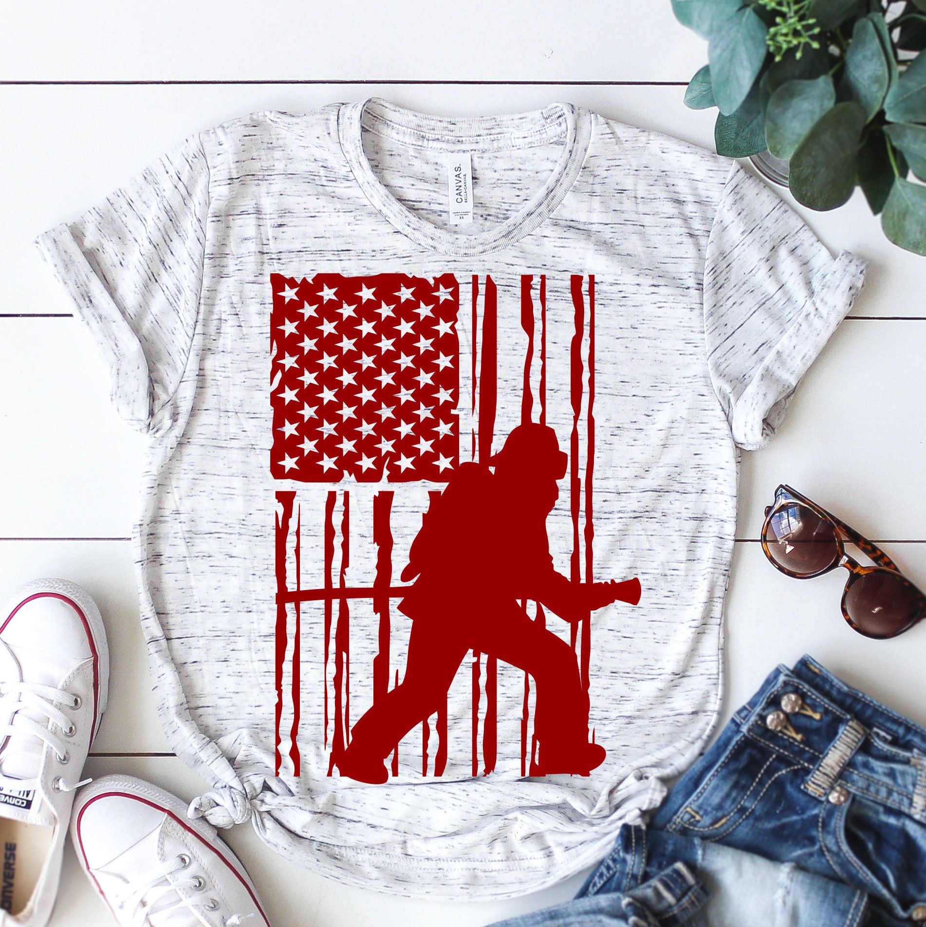 Download American flag firefighter svg Fire dept red line svg Fire ...