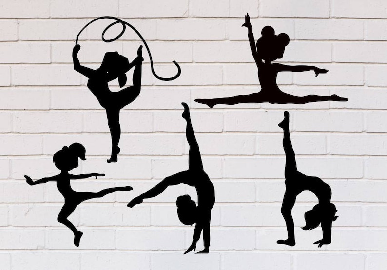 Download Gymnastics svg little girl svg Ballerina svg Gymnastic svg | Etsy