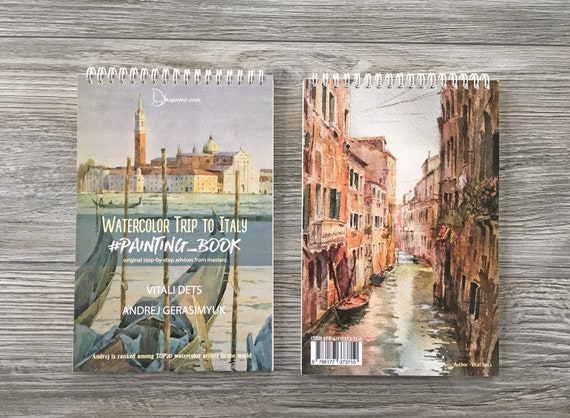 Watercolor Kit With Artbook Italy Mother's Day Gift Watercolor