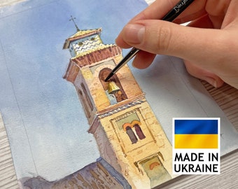 PDF Lesson 1. Watercolor trip to Spain. Digital version. Made in Ukraine