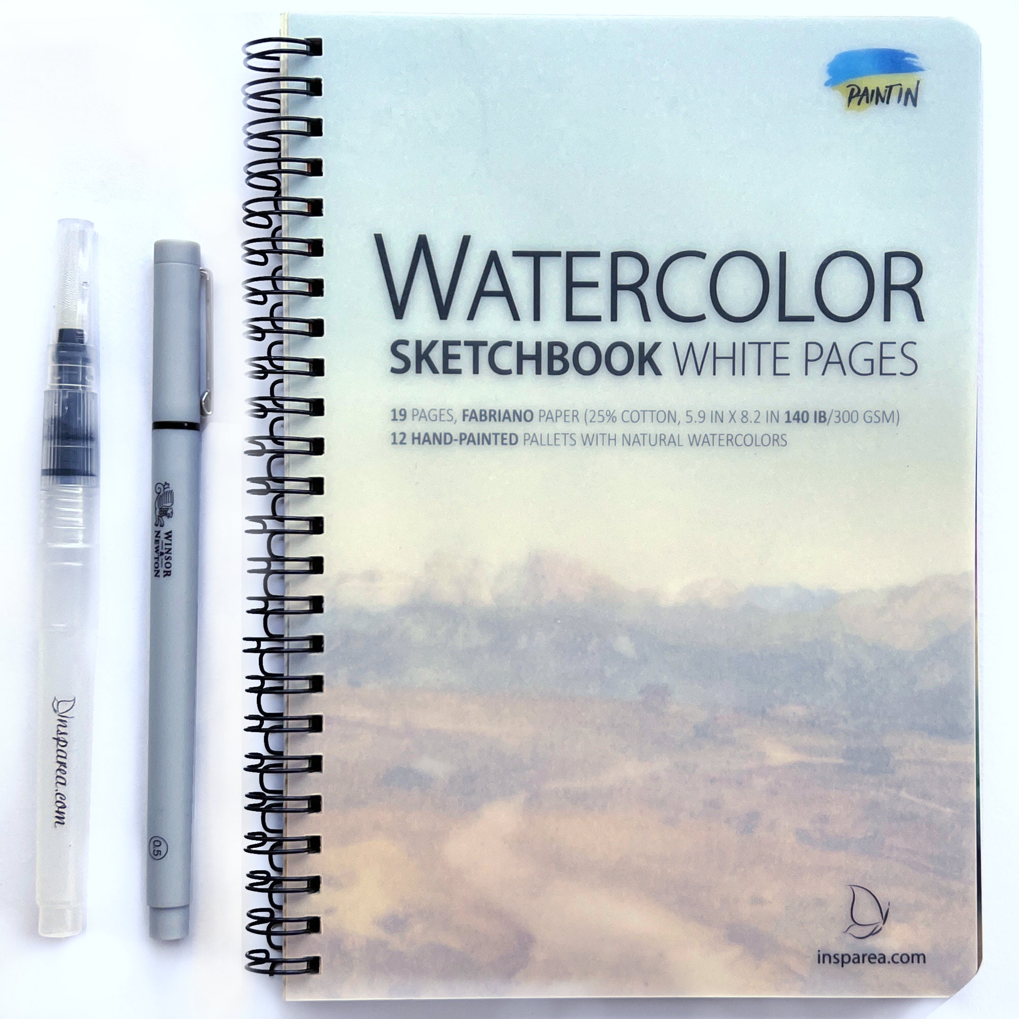 Italy Watercolor Artbook Tutorial Paints Kit Mother's Day Gift  Daywatercolor Sketchbook Step-by-step Coloring Sketchbook Insparea 