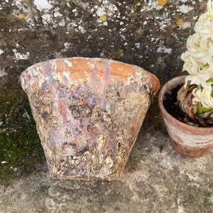 Puede incluir: Un juego de tres botes de cerámica con tapas. Los botes son blancos con un estampado floral azul. El más grande mide 20 cm de alto, el mediano 18 cm y el más pequeño 15 cm.