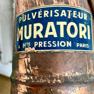 ANCIEN PULVÉRISATEUR EN cuivre et laiton Muratori PARIS EUR 30,00