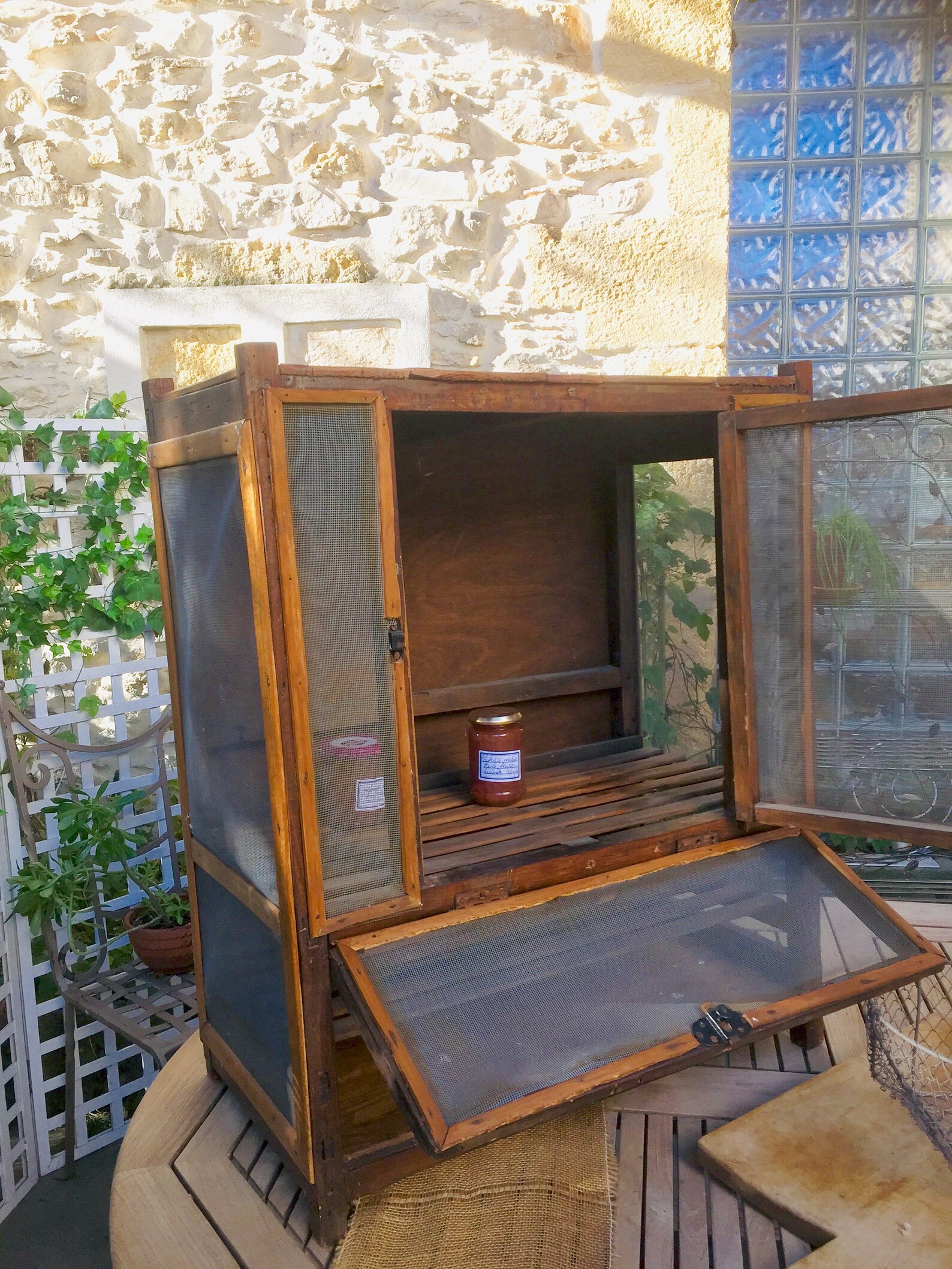 Antiker Tortenschrank französischer rustikaler Küchenschrank | Etsy