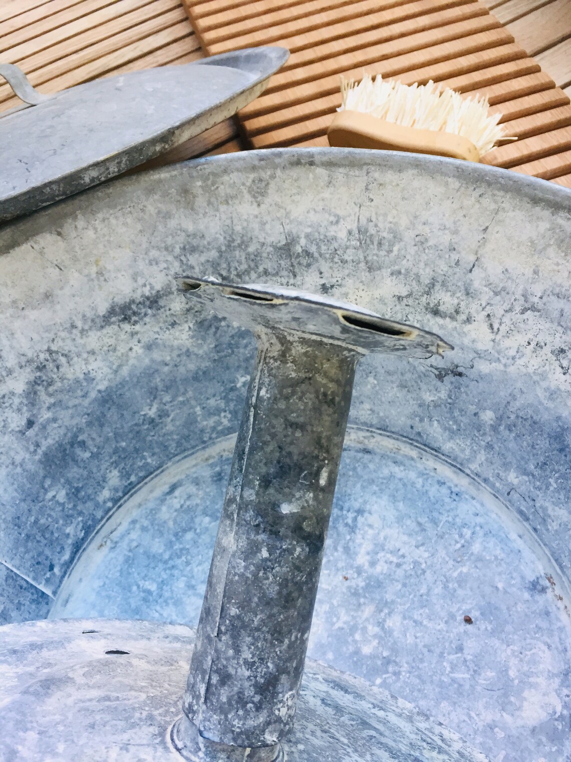 Französisch Zink Wäschewanne Waschkessel verzinkte | Etsy