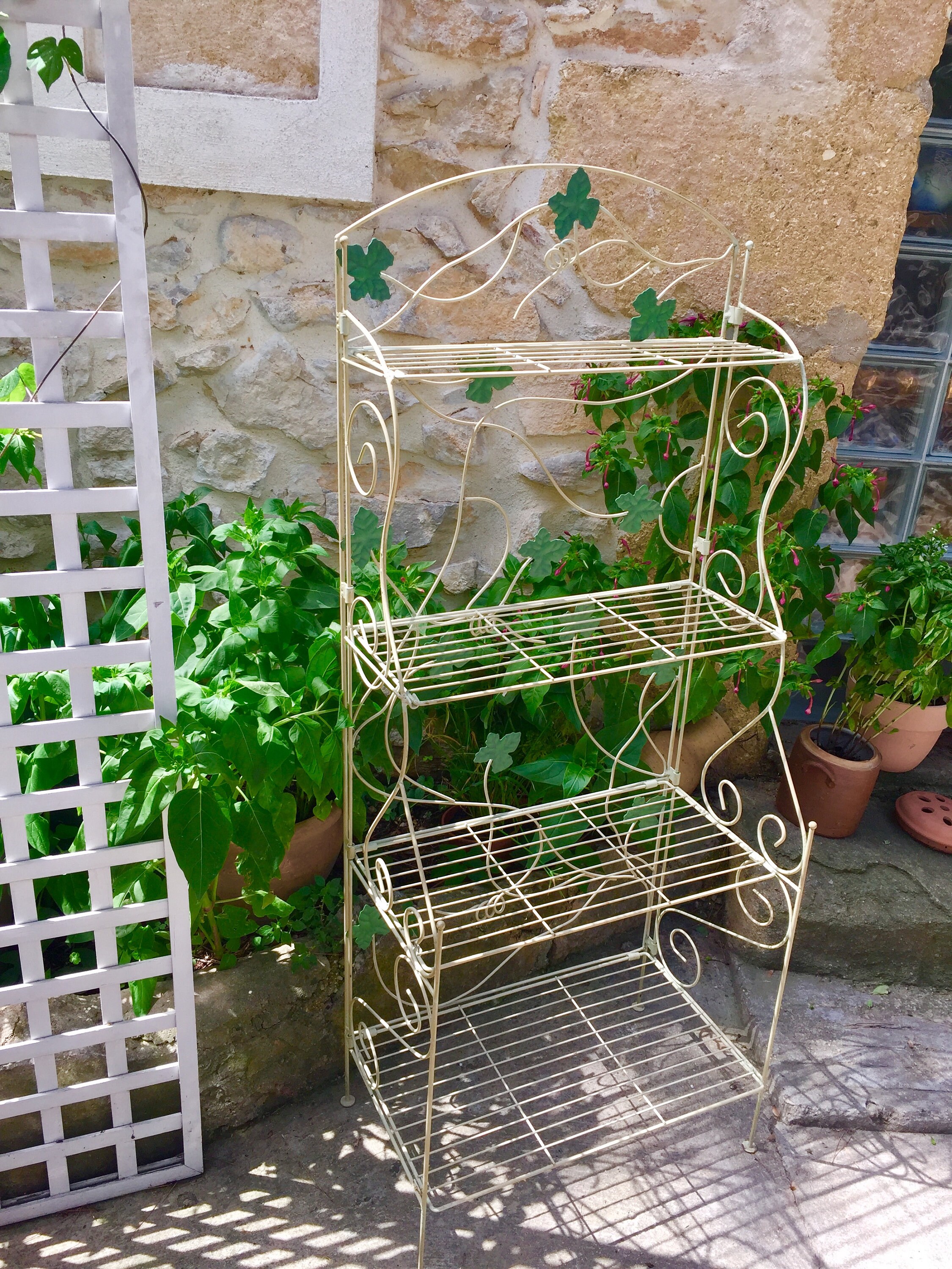 Estante de panadero francés oxidado y rústico estante | Etsy