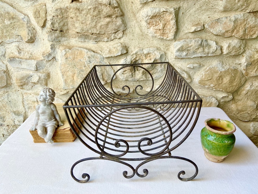 Rustic French Wire Dish Rack: Vintage Farmhouse Kitchen Drying Rack - Etsy