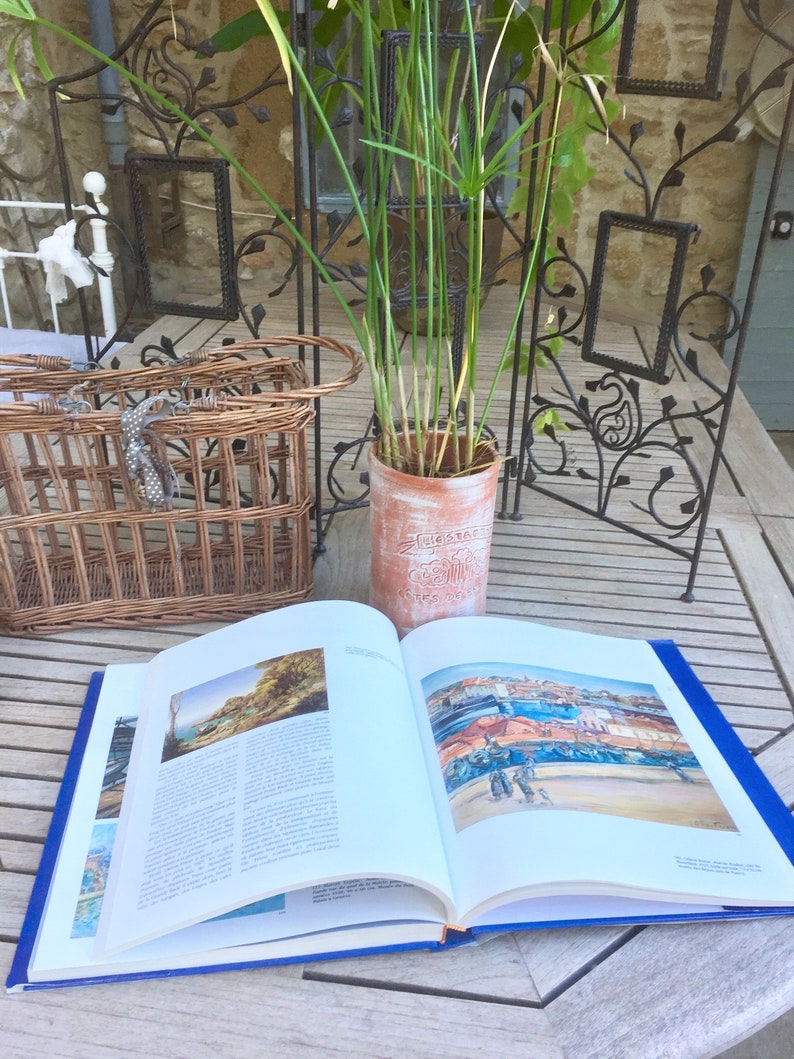 Illustrated coffee table book paintings of Provence | Etsy