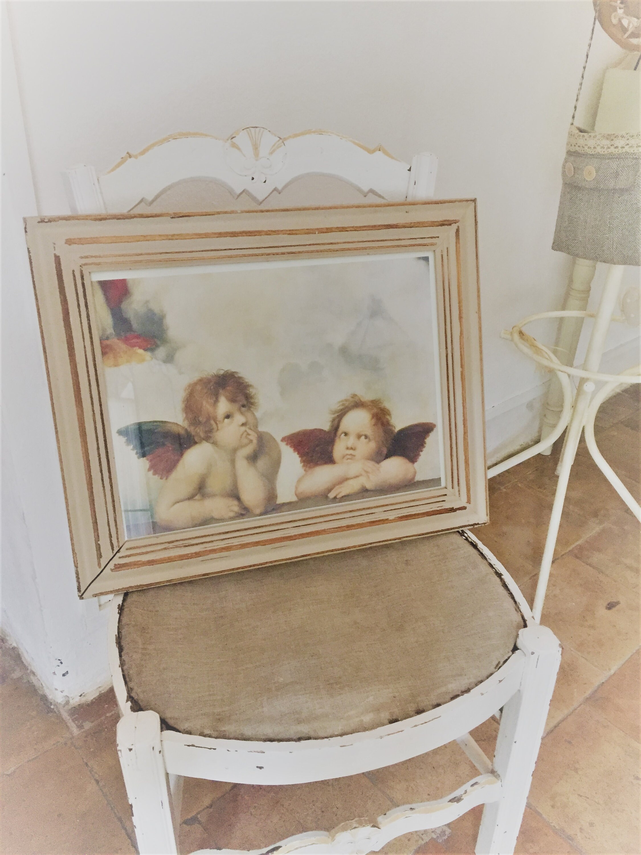 Les Anges de Raffaello La Chapelle Sixtine/Estampe Chérubin Minable