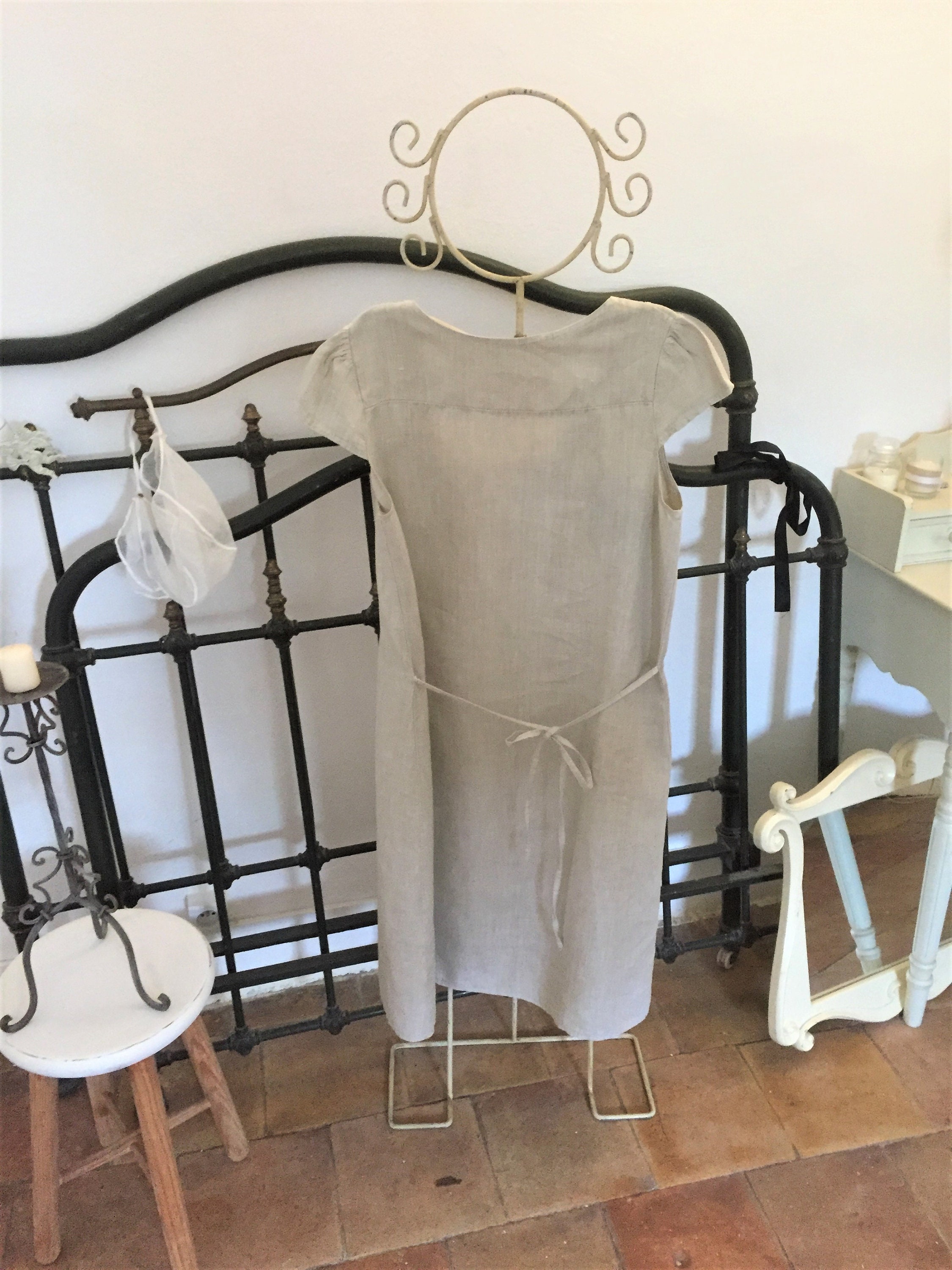 talia benson linen dress