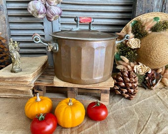 蓋付き銅製キャセロール皿、フランス 70 年代のヴィンテージ - Etsy 日本