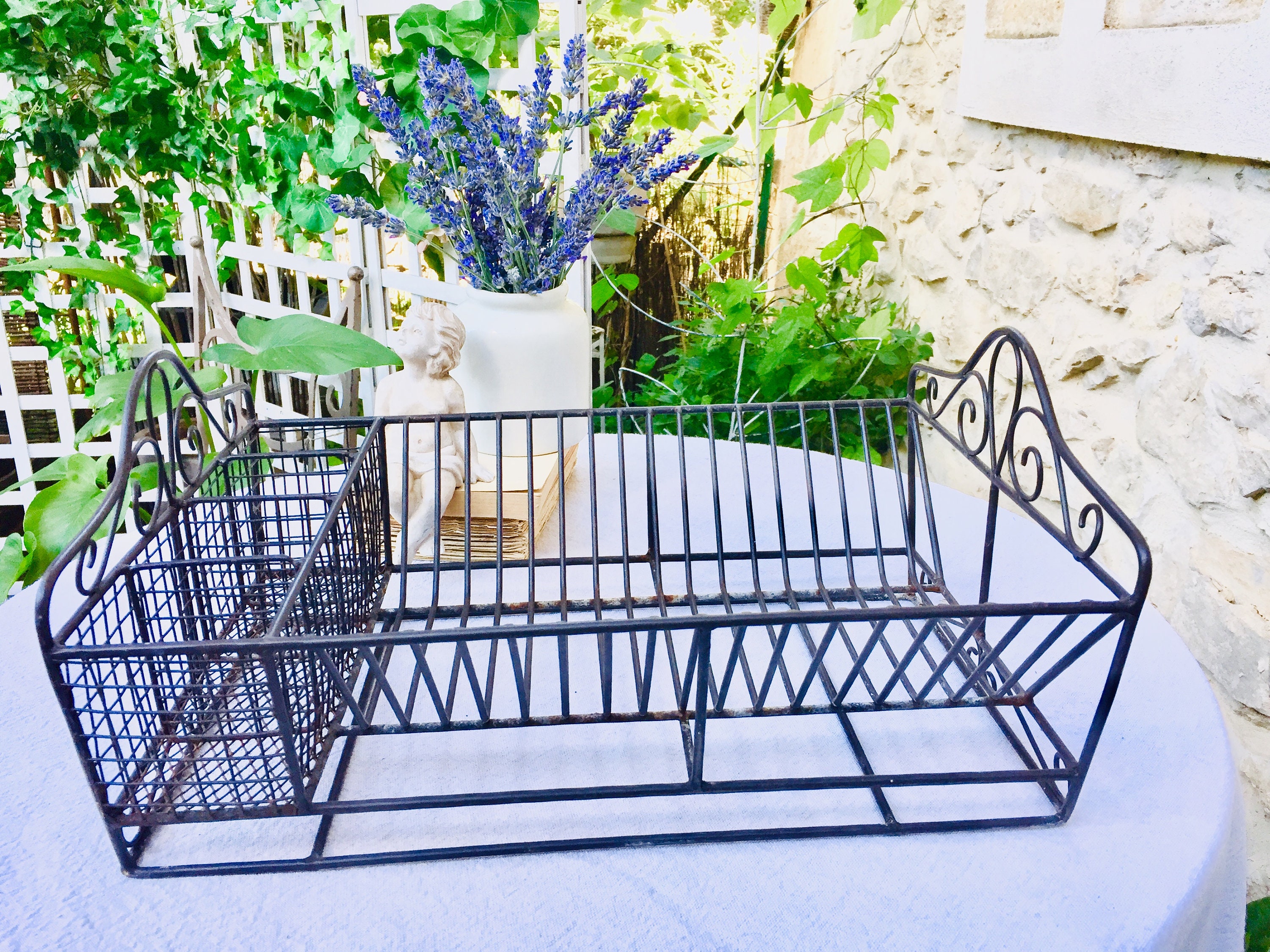 French Country Dish Drying Rack - MAKEUP FOR MATURE SKIN