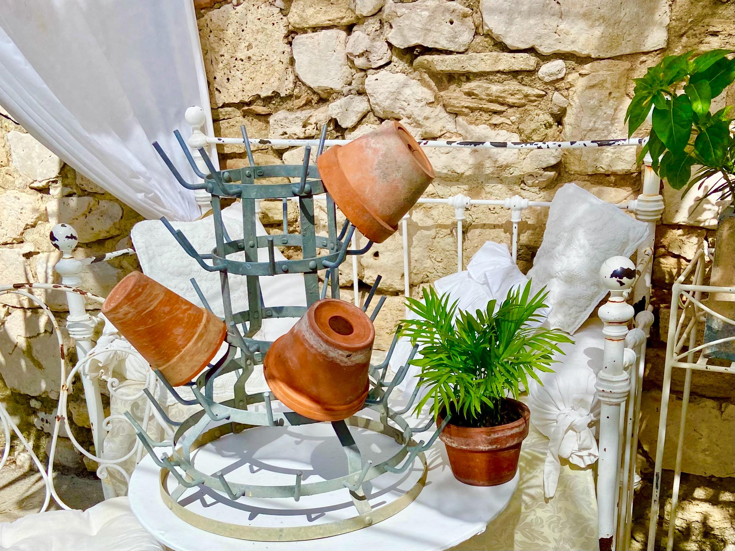 Antique Iron Bottle Drying Rack - Etsy