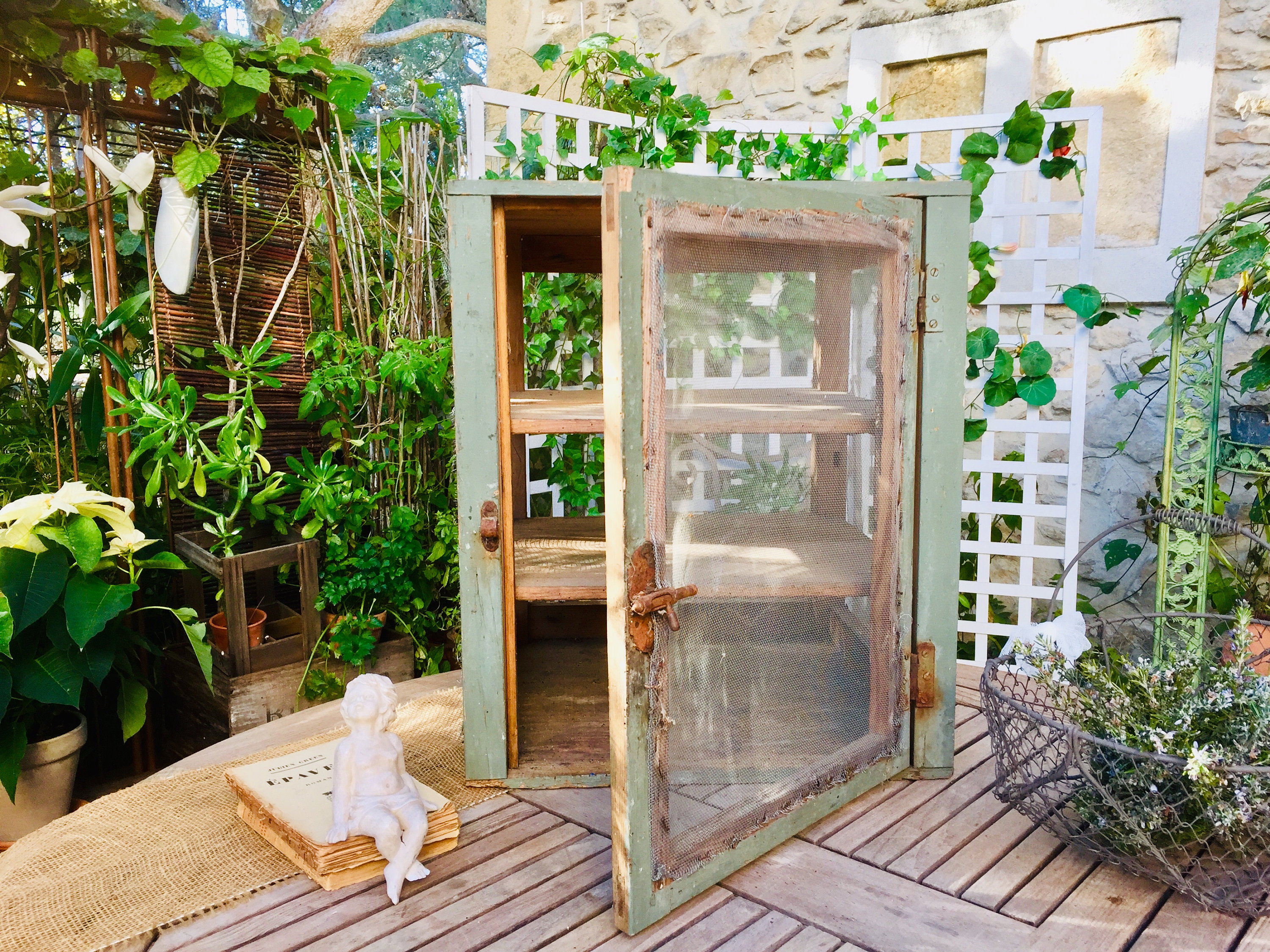 French Pie Safe Garde Manger Pantry Schrank antiker Shabby | Etsy