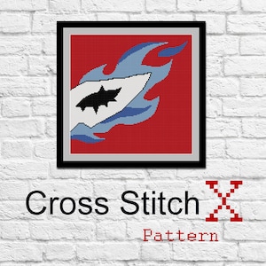 Joker Phantom Mask Cross Stitch Pattern