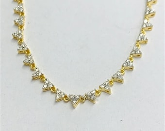 Sterling Silver Girls necklace women pendant Diamond jewelry Wedding gifts Girls Diamond Necklace Silver jewelry Beautiful gifts