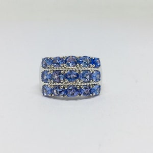 925 Sterling Silber Ring. Silberring. blauer Topasring. neuen Designring. designer Ring. Mädchen Schmuck. Hochzeitsgeschenke.