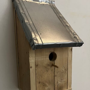 Bird House Nest Box Recycled and Reclaimed Materials