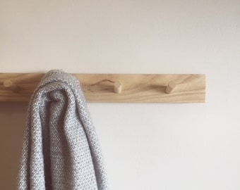 Ash Peg Rail Coat Hook by BANTHORPE + CO.