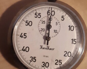 Vintage Hanhart Germany 1/5 seconds Stopwatch