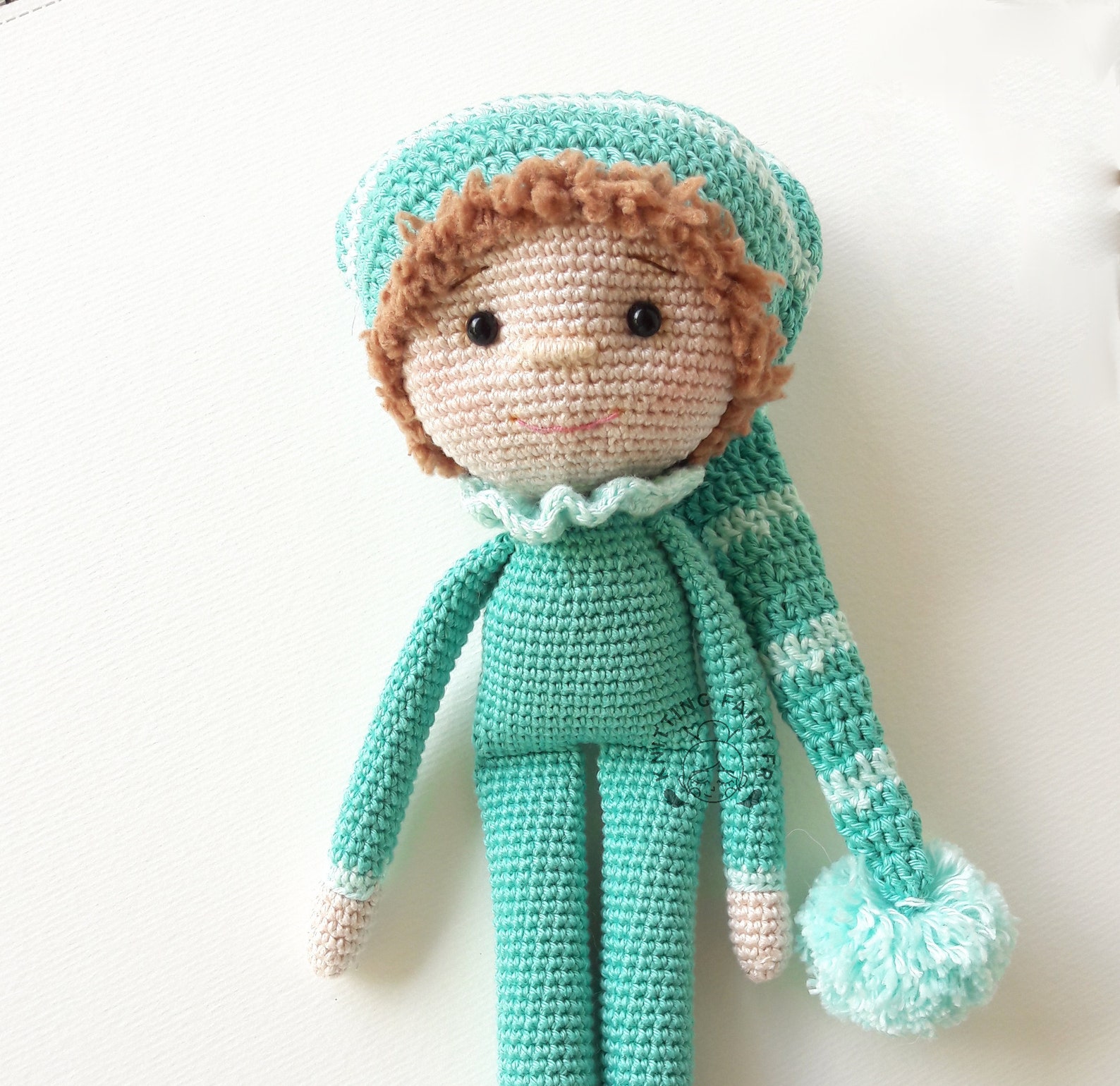Crochet Handmade Sleeping Doll Boy/ Cotton Doll/ Baby Toys Etsy