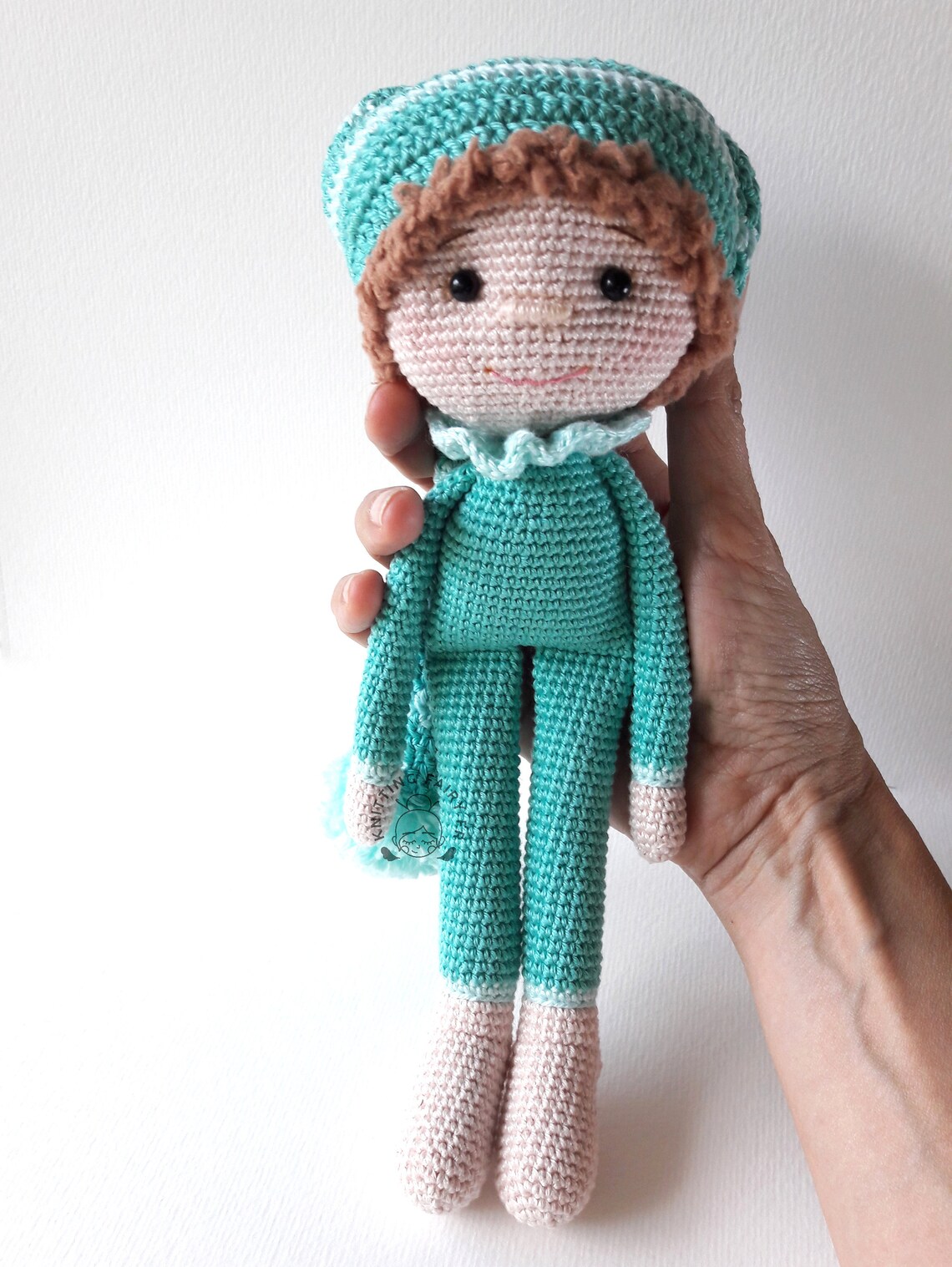 Crochet Handmade Sleeping Doll Boy/ Cotton Doll/ Baby Toys Etsy