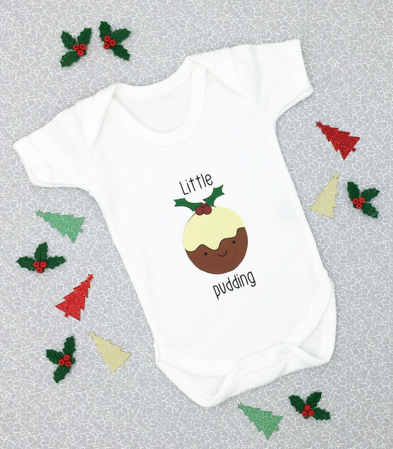 christmas pudding sleepsuit