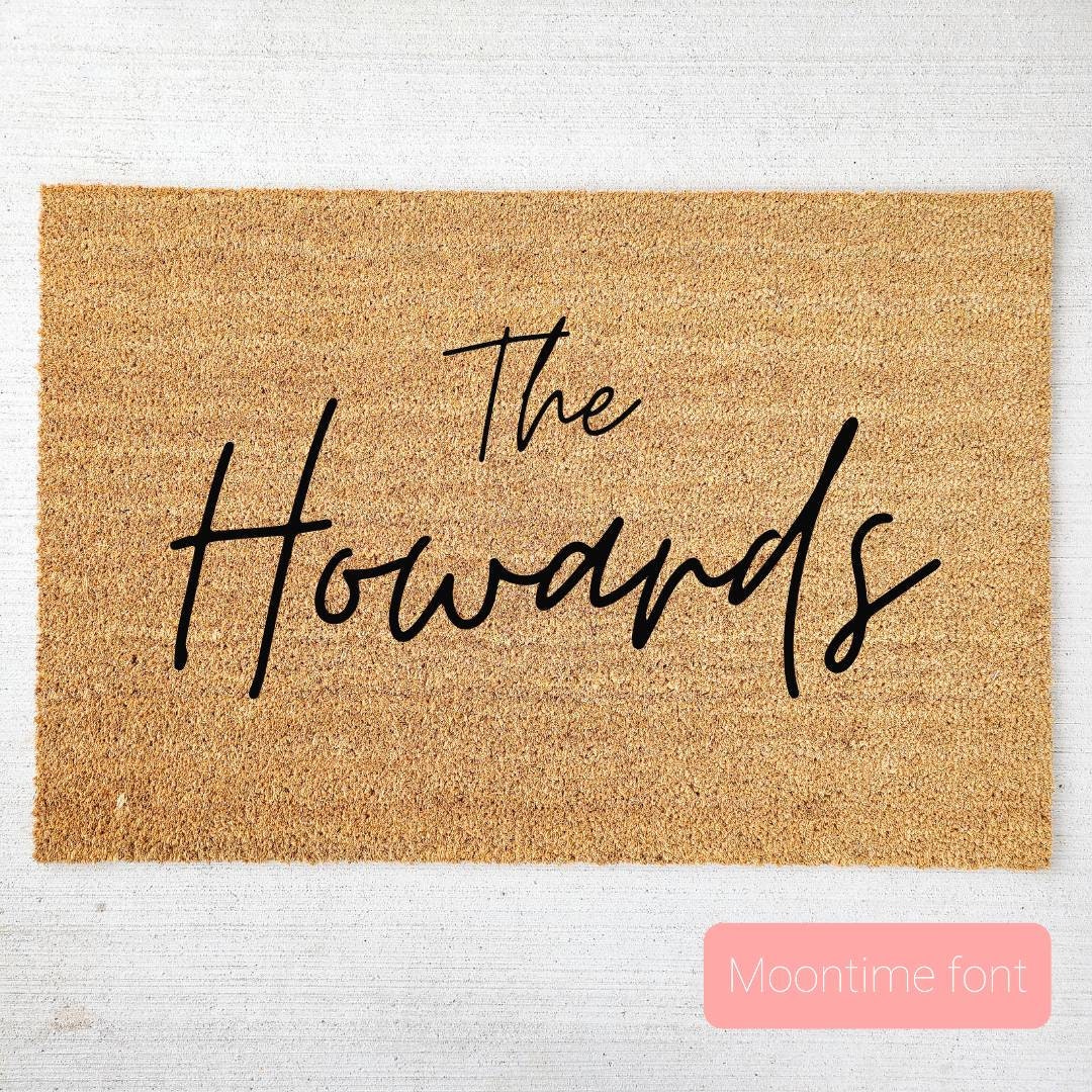 Custom Doormat Personalized Doormat Name Doormat Outdoor Mat Front Door