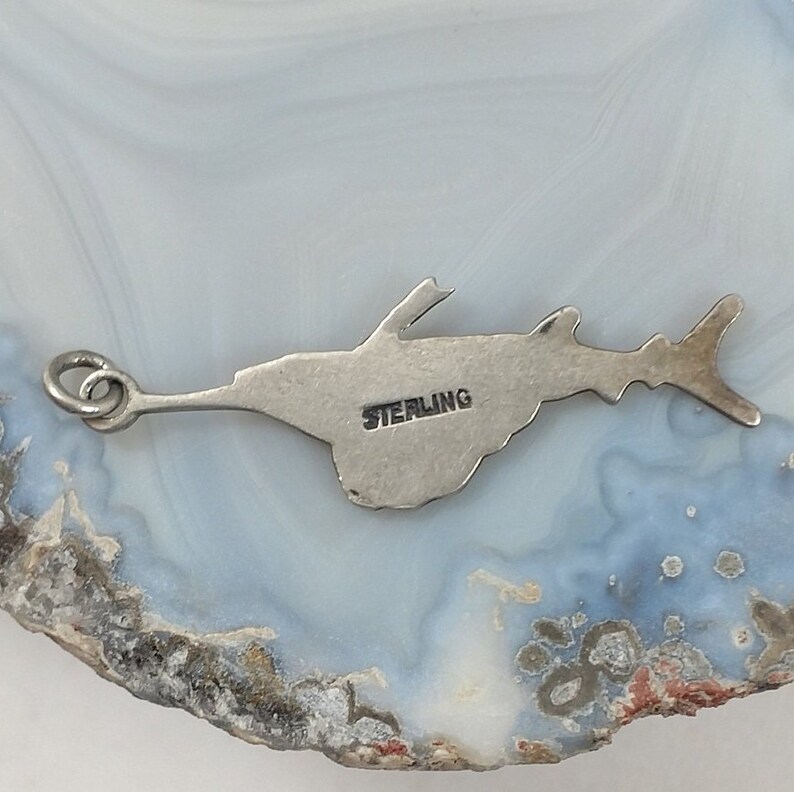 Vintage Silver Swordfish Charm