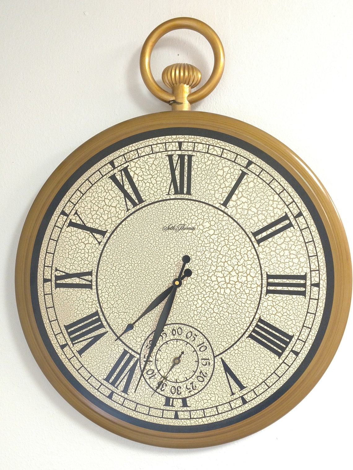 Extra Large pocket Watch Wall Clock Etsy Ireland