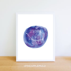 Ursa Menor Baixe impressão artística em aquarela