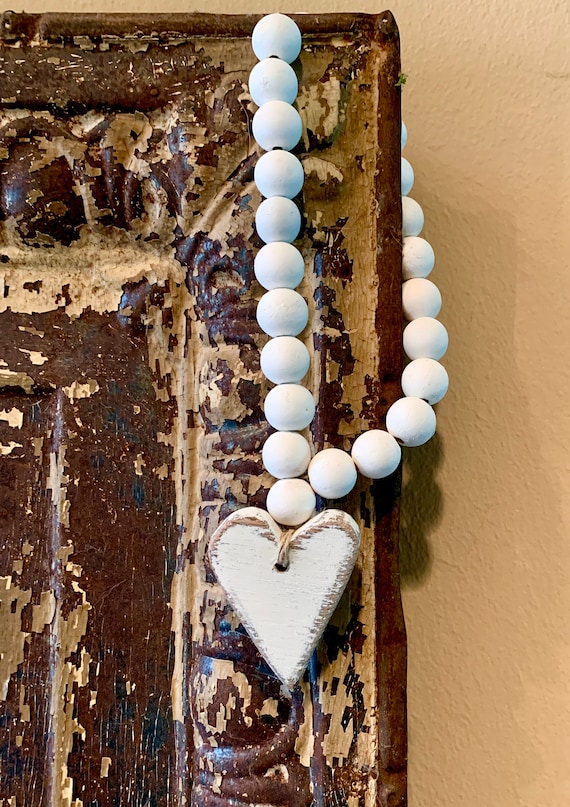 Rustic Heart Blessing Beads