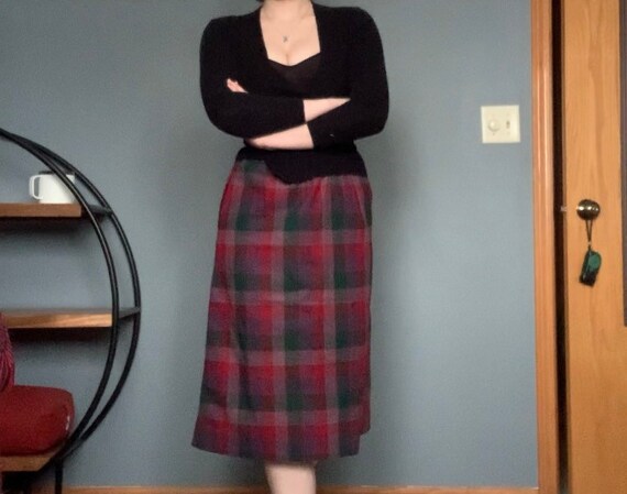 1960’s Vintage Boston Traveler Plaid Skirt
