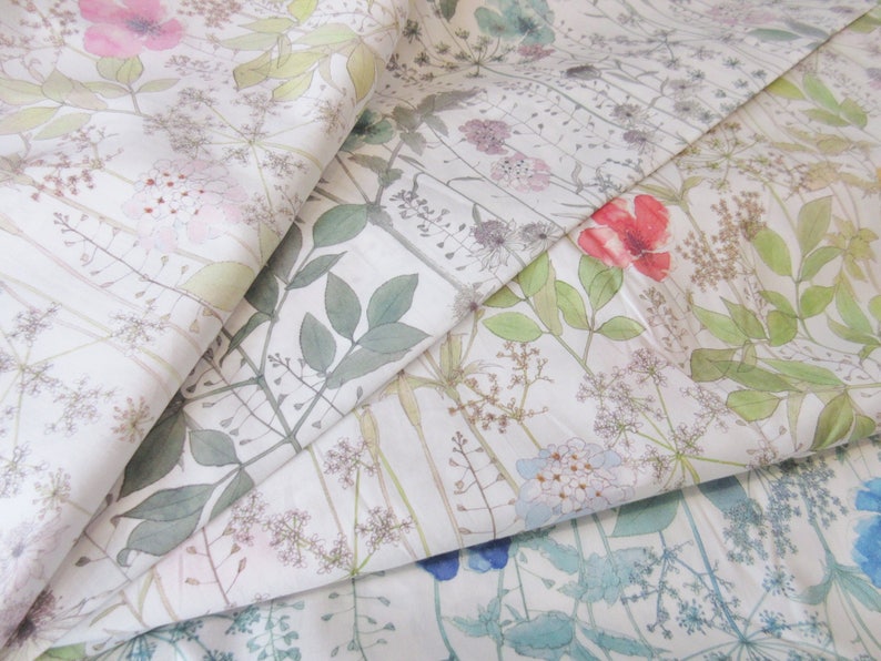 1m(+1yd) or FQ set of Liberty Irma Tanalawn FQ set of 4 colors