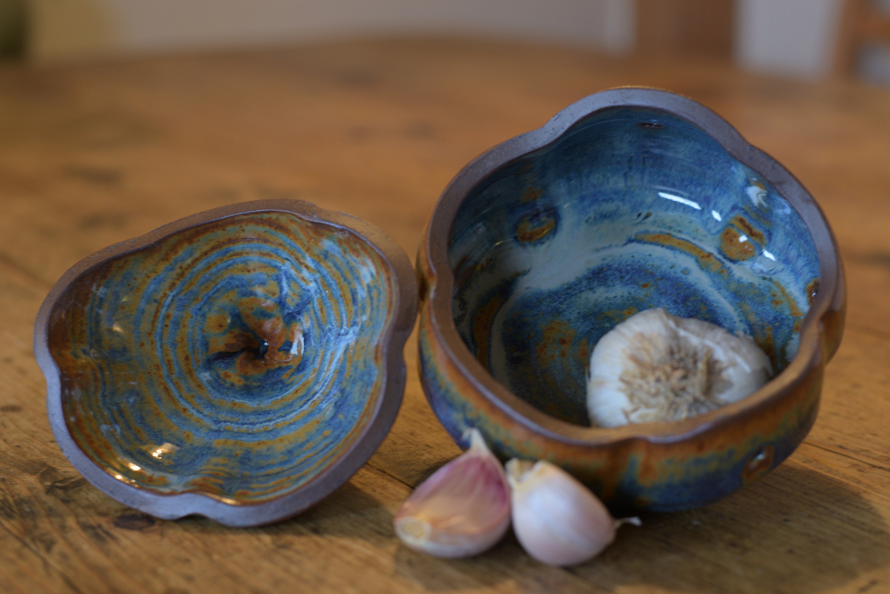 Handcrafted Pottery Garlic Keeper Etsy