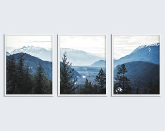 3 piece wall art etsy