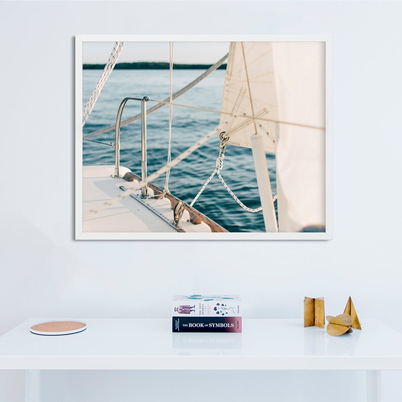 Yacht Photography Sail Print Wall Art Decor Sailboat Sailing - Etsy