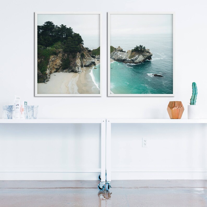 Diptych Photography 2 Piece Wall Art Nature Photography Beach Etsy