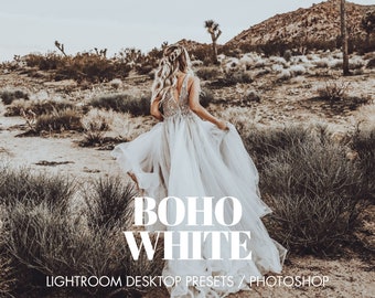 Lightroom Presets desktop Boho | for Wedding and Instagram Photography | Bohemian filter | Bright Cool photo editing for  Bloggers