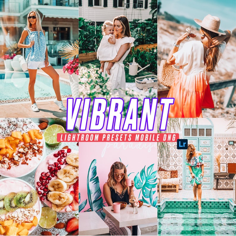 Vibrant and Bold Lightroom presets lightrom mobile vivid | Etsy