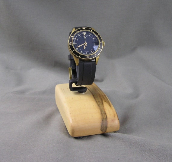 Ambrosia Maple Watch Stand: Handcrafted Wood Watch Display  display picture 1