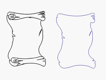 Parchment dxf file