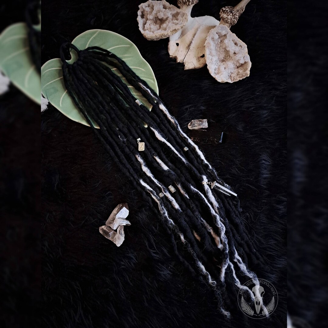 Dreadlocks Braid Hairpiece Locs Winterfee Hair Wrap Hair Etsy