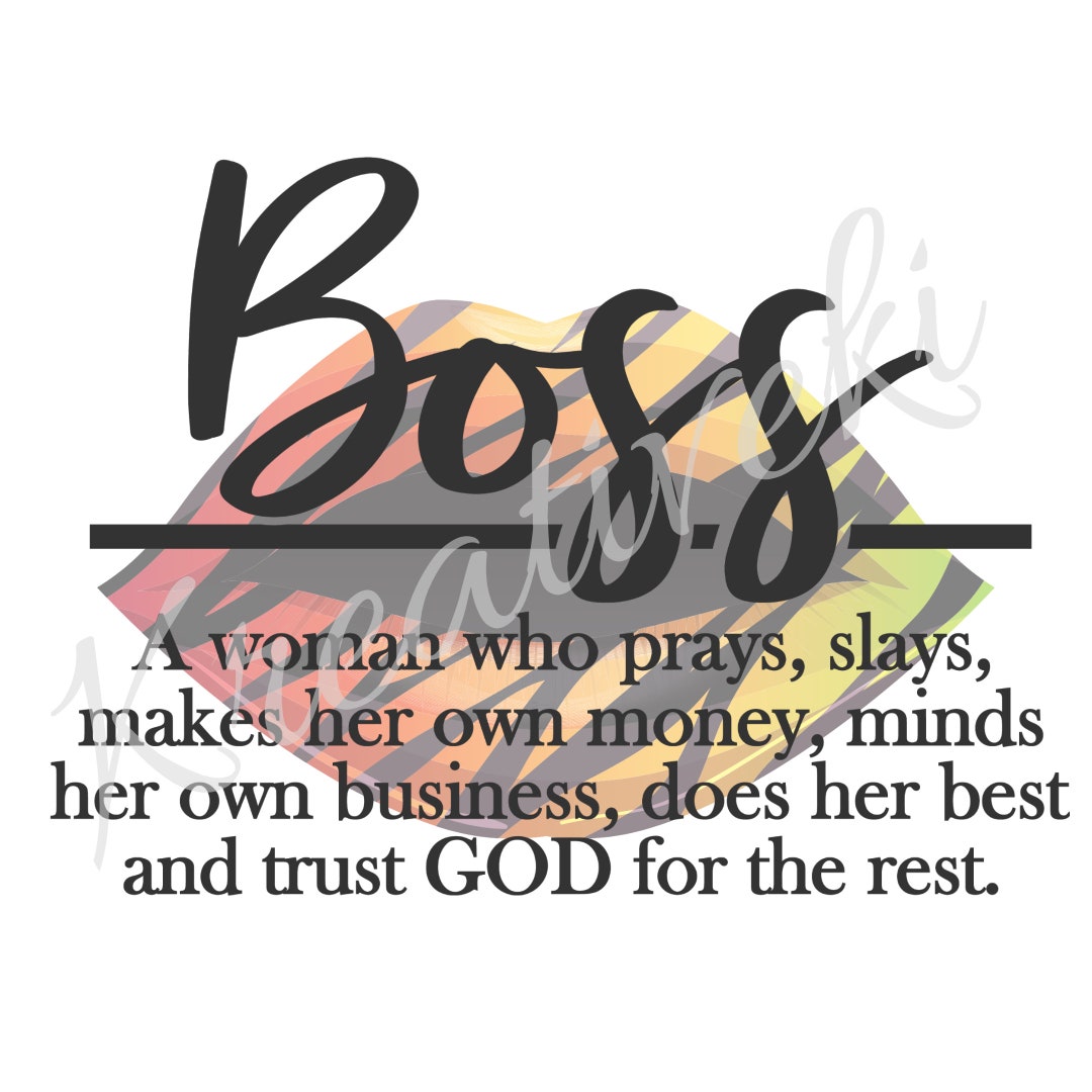 BOSS Spruch digital download design PNG SEXY Lippen die Etsy.de