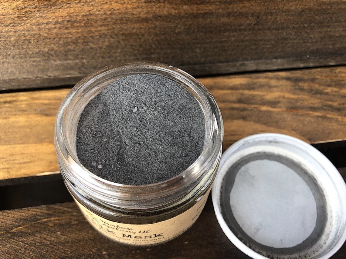 Goats Milk Face Mask With Activated Charcoaldetox Clear Etsy