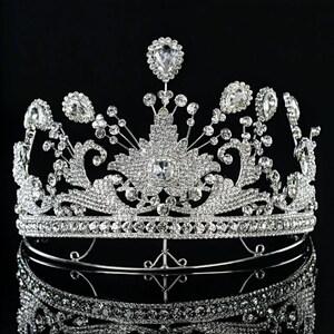 Bridal Wedding Crown Tiara Antique Silver Catherine the Great Empress Tiara Crown Wedding Bridal Birthday Prom Photoshoot Bridgerton Regency