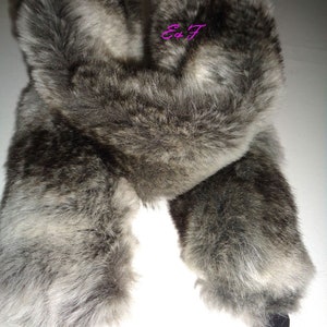 Bag strap fur scarf IMITAT chinchilla look fur belt carrying strap universal fur new bag strap shoulder strap