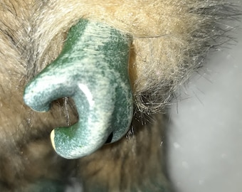 Bambola mostruosa, mostro dell'orrore, inquietante, nuova idea regalo per la decorazione di Halloween, brutte creature, bambola di scena verde