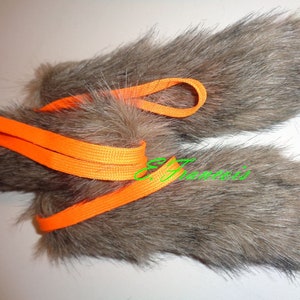 Fur Tug Rabbit IMITATION Training Dog Dummy 110 grams Faux Fur Stable Fur Dummy Price per piece